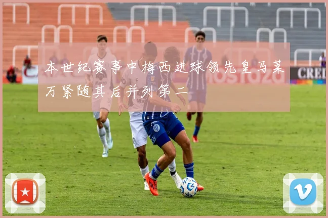 本世纪赛事中梅西进球领先皇马莱万紧随其后并列第二